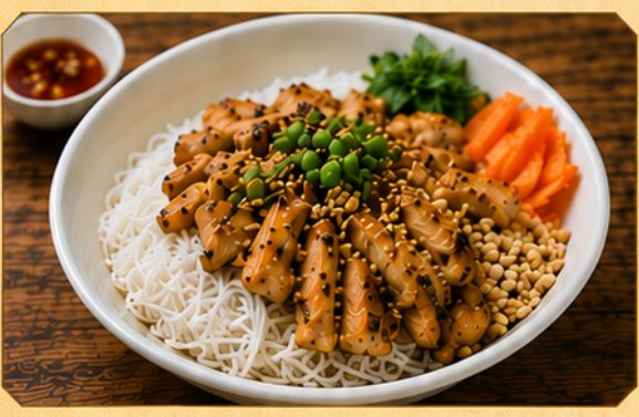 Bún Gà Nướng